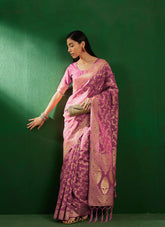 Womens Fashion Ethnic Pink Color Sarees-MLSHWSA1242PNK0ONE
